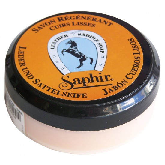 Saphir Etalon Noir Seife – Glattlederreiniger